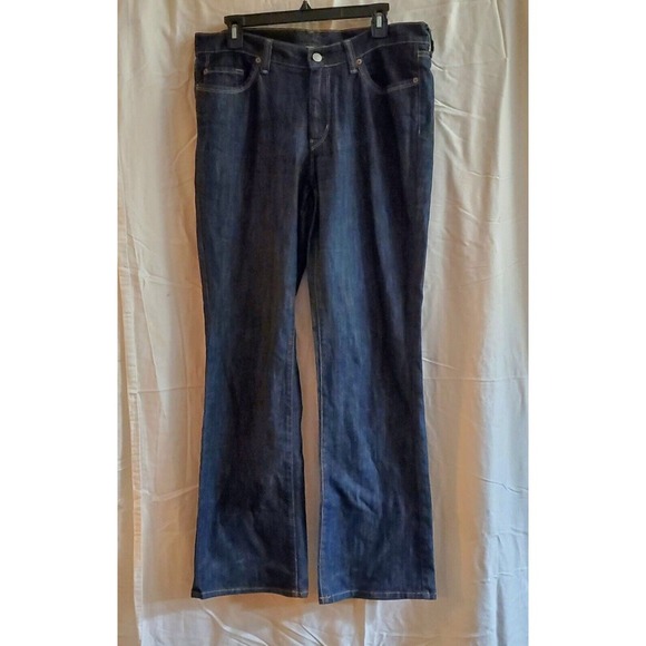 Jordache Denim - Vintage Jordache Jeans Size 12 Boot Cut Dark Wash Denim 70's